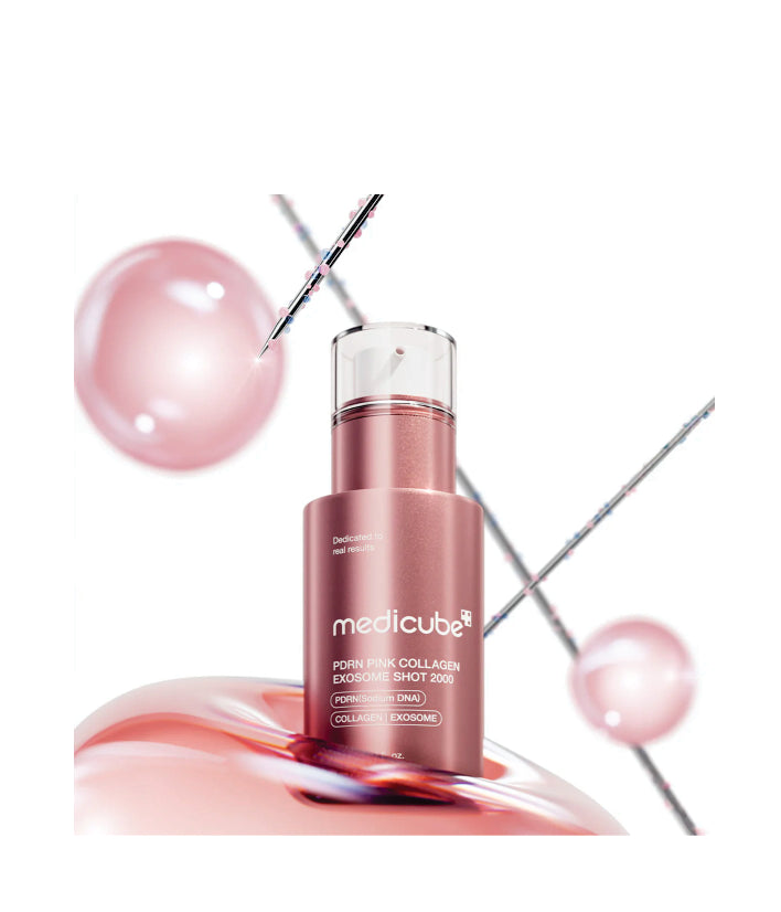 Medicube PDRN Pink Collagen Exosome Shot 2000 Korean Skincare 30ml / 1.01 fl. oz.
