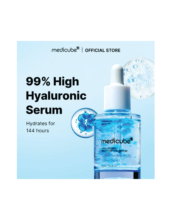Medicube Hyaluronic Multi Peptide PDRN Serum Korean skincare 30ml / 1.01 fl. oz.