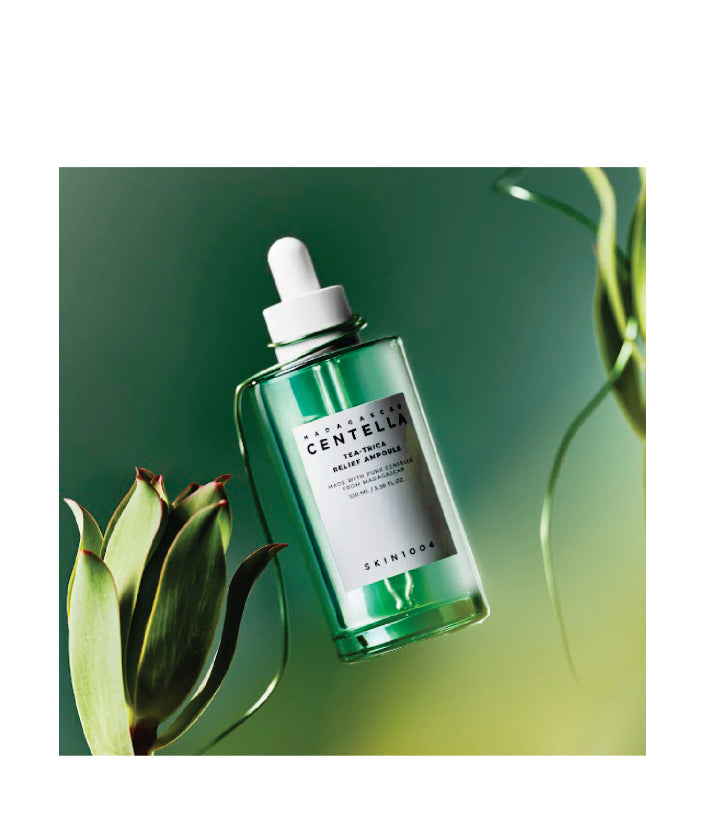 Skin1004 Centella  Tea-Trica Relief Ampoule Acne Skin Relief Ampoule Korean Skincare 100ml / 3.59 fl. oz