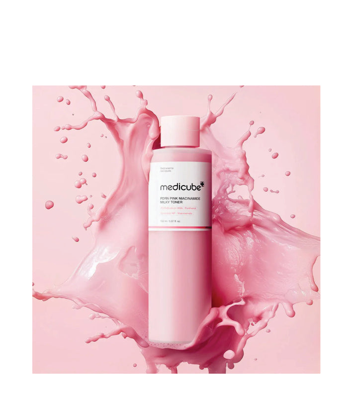 Medicube PDRN Pink Niacinamide Milky Toner Korean Skincare 150ml /  5.07 fl. oz.