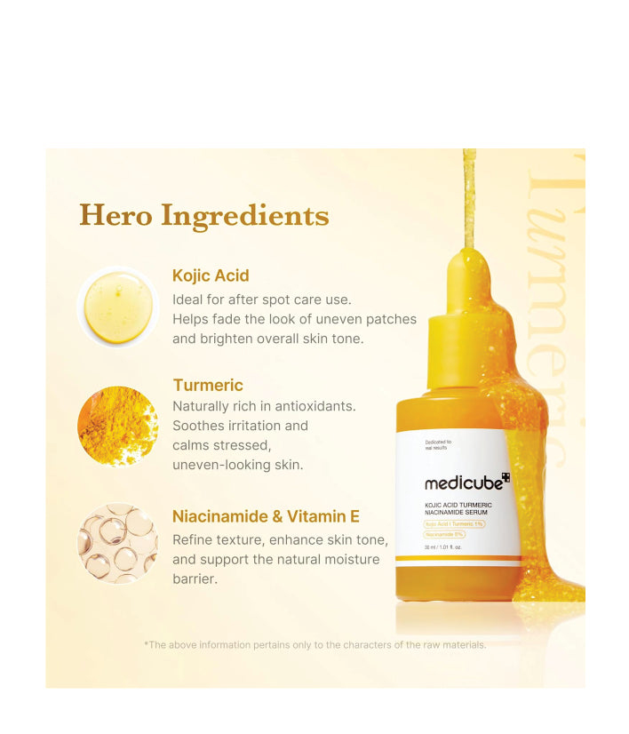 Medicube Kojic Acid Turmeric Capsule Serum Korean skincare 30ml / 1.01 fl. oz.