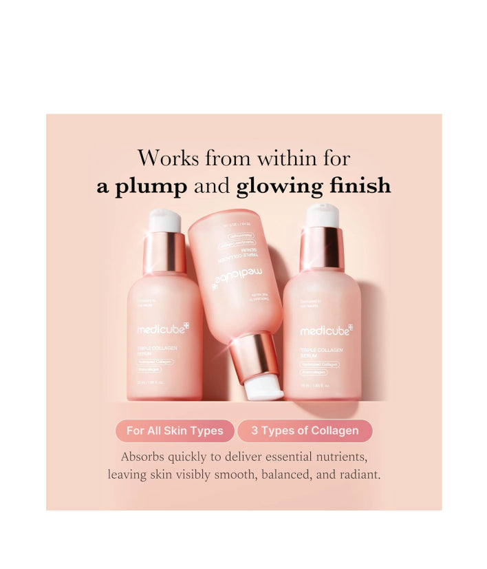Medicube Triple Collagen Serum Korean skincare 55ml / 1.85 fl. oz.