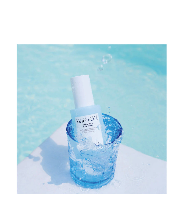 Skin1004 Hyalu-Cica Blue Serum All-in-one Centella Lightweight Hydrating Serum Korean Skincare  50ml / 1.69 fl. oz.