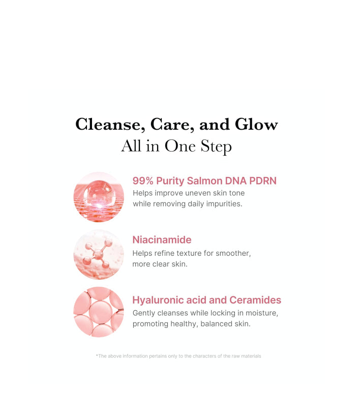 Medicube PDRN Pink Niacinamide Whip Cleanser Korean skincare 120g / 4.23 oz.