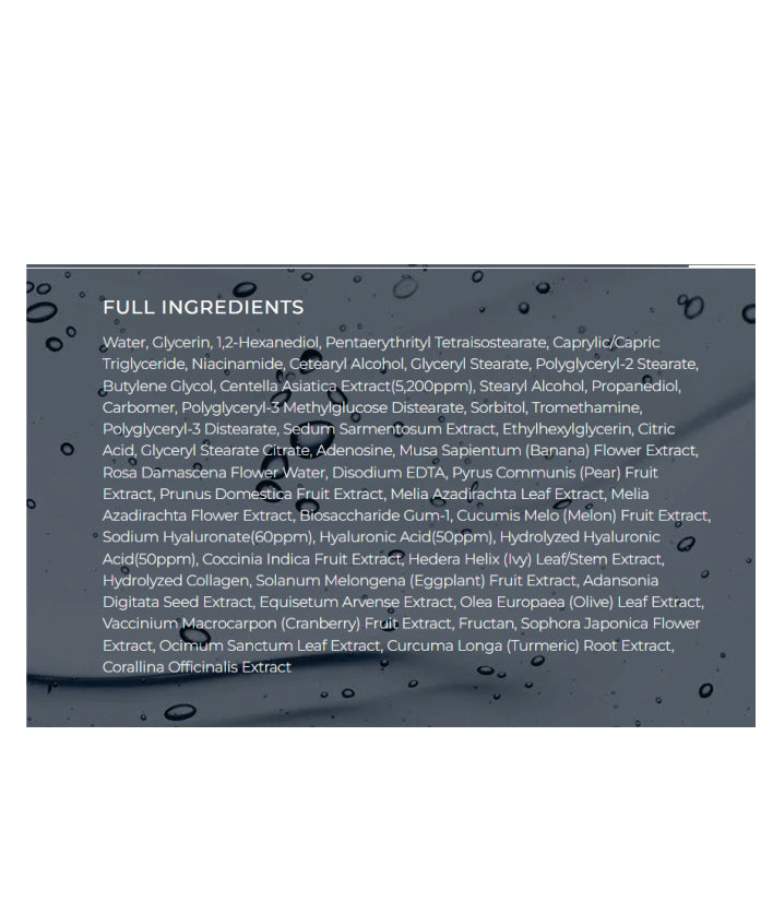 Skin1004 Centella Hyalu-Cica Moisture Cream Lightweight Deep moisturizing cream Korean Skincare 75ml