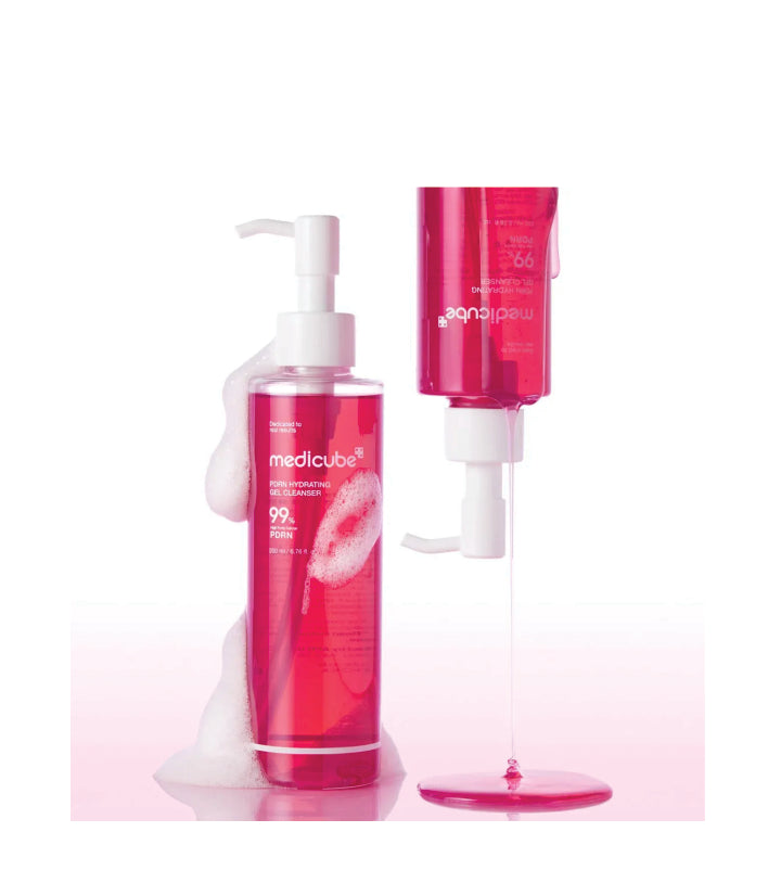 Medicube PDRN Hydrating Pink Gel Cleanser Korean Skincare 200ml / 6.76 fl. oz.