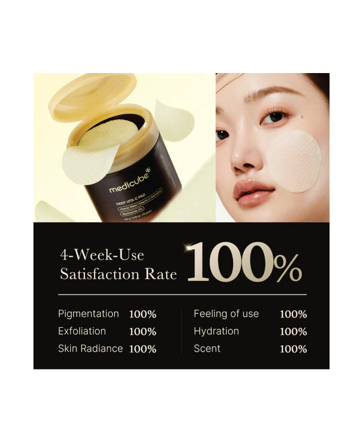 Medicube Deep Vita C Pad Korean skincare 150g / 5.29 oz. (70 Pads)