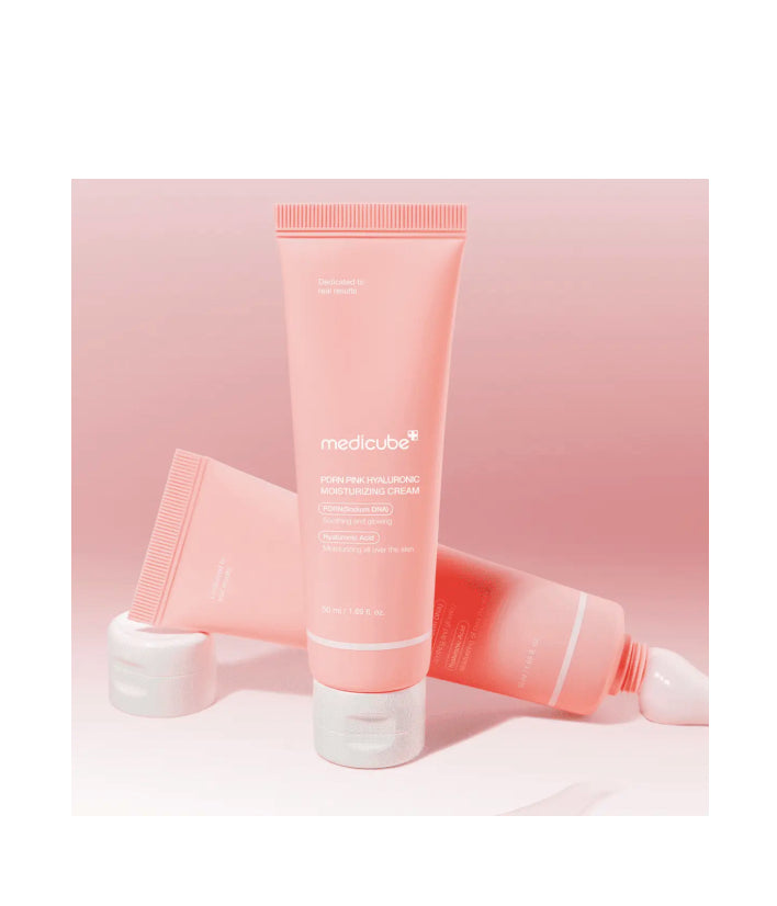 Medicube PDRN Pink Hyaluronic Moisturizing Cream Korean Skincare 50ml / 1.69 fl. oz.
