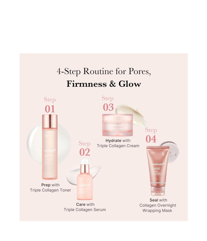 Medicube Triple Collagen Toner Korean skincare 140ml / 4.73 fl. oz.