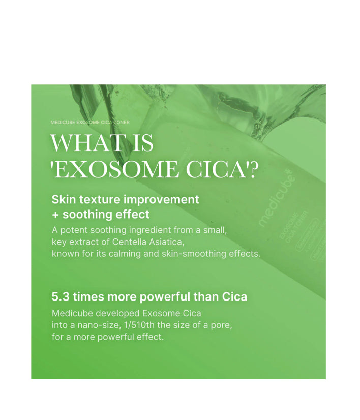 Medicube Exosome Cica Toner Korean Skincare 210ml / 7.10 fl. oz.