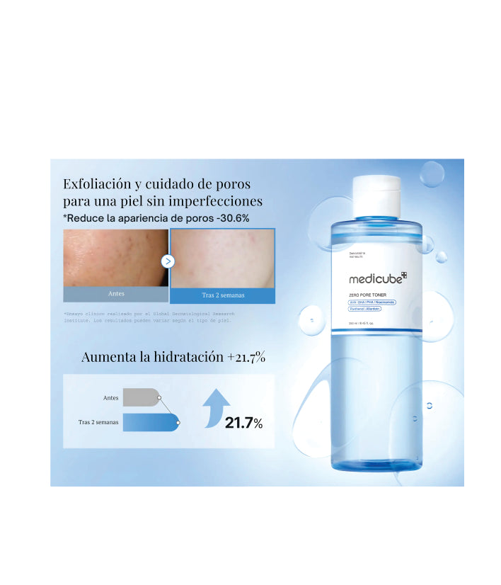 Medicube Zero Pore Toner Korean Skincare 250ml / 8.54 fl. oz.