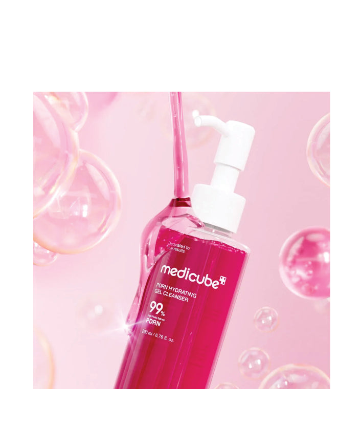 Medicube PDRN Hydrating Pink Gel Cleanser Korean Skincare 200ml / 6.76 fl. oz.