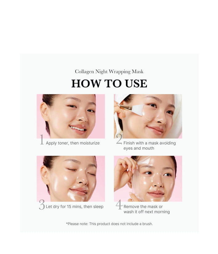 Medicube Collagen Night Wrapping Mask Korean skincare 75 ml / 2.53 fl. oz.