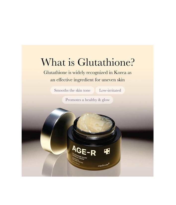 Medicube AGE-R Glutathione Glow Capsule Cream Korean skincare 1.69 fl oz (50 ml)