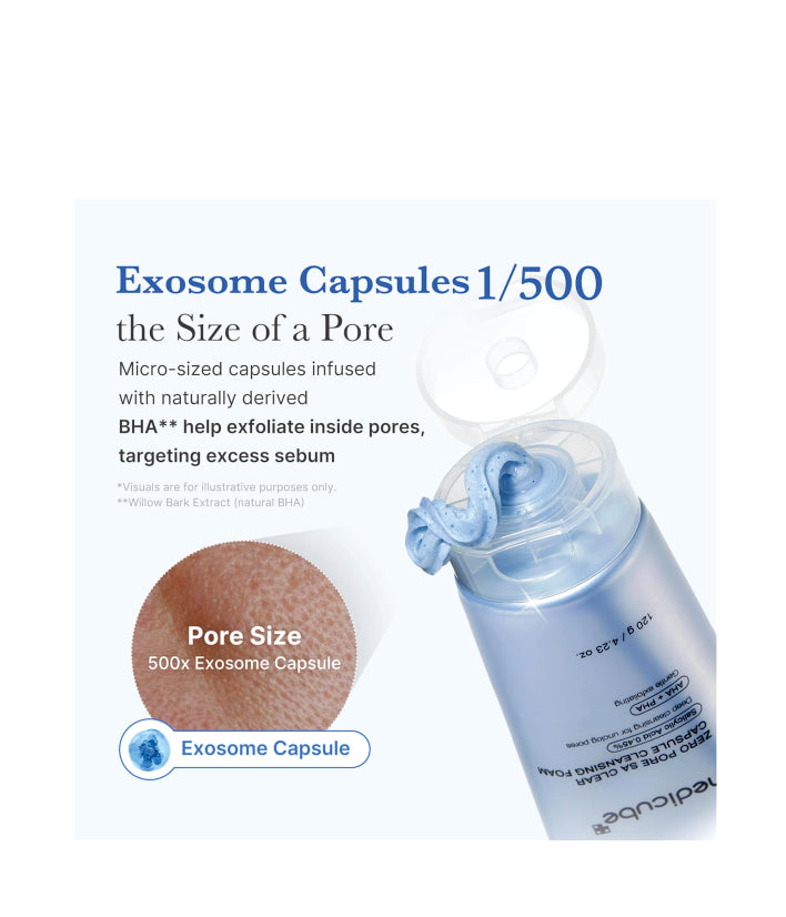 Medicube Zero Pore Capsule Cleansing Foam Korean skincare 120g / 4.23 oz.