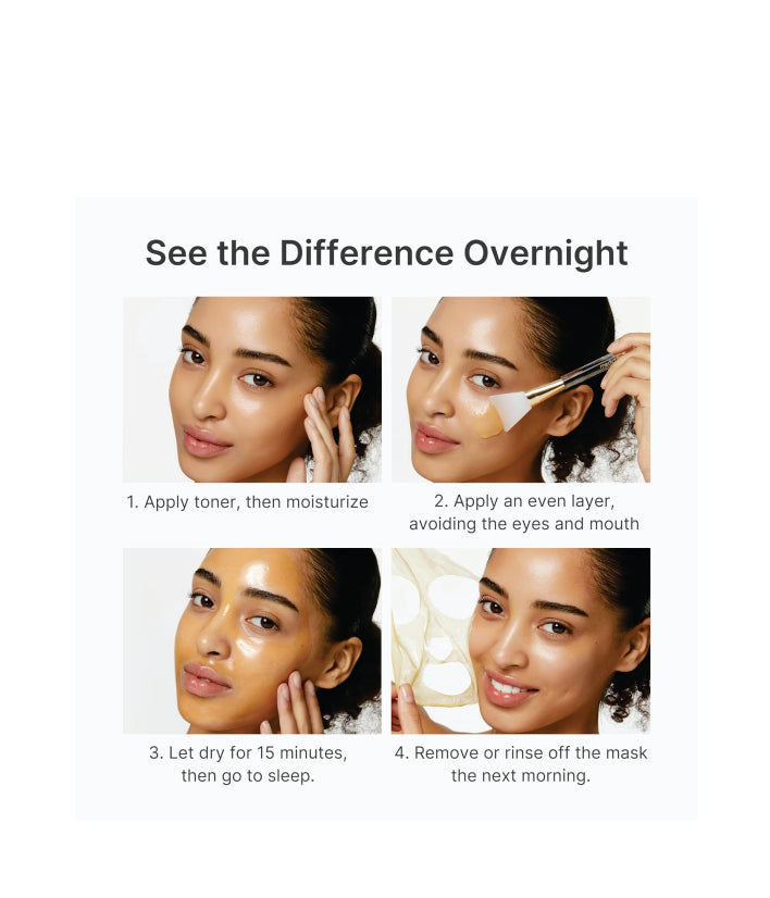 Medicube Kojic Acid Turmeric Overnight Wrapping Mask korean skincare 75ml / 2.53 fl. oz.