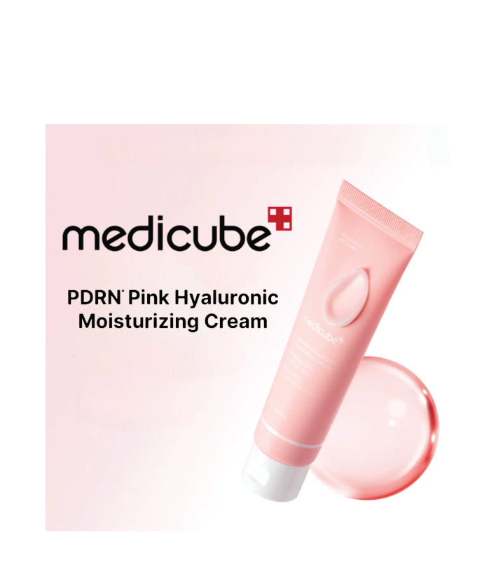 Medicube PDRN Pink Hyaluronic Moisturizing Cream Korean Skincare 50ml / 1.69 fl. oz.