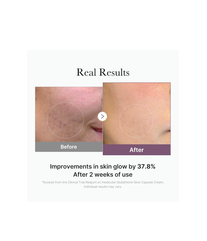 Medicube AGE-R Glutathione Glow Capsule Cream Korean skincare 1.69 fl oz (50 ml)