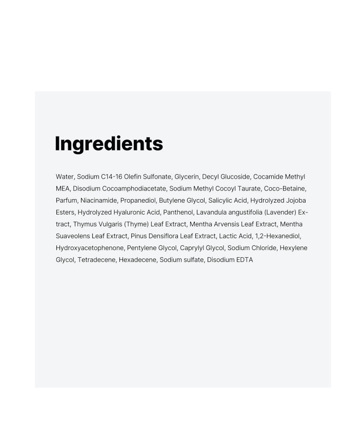 Medicube Red Acne Body Wash Korean skincare 400g / 14.10 oz.