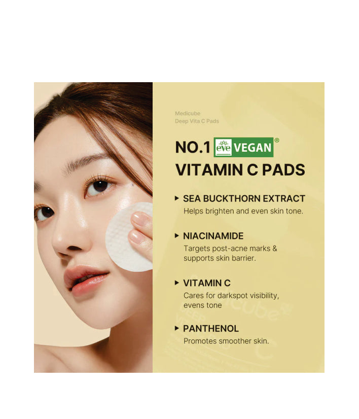 Medicube Deep Vita C Pad Korean skincare 150g / 5.29 oz. (70 Pads)