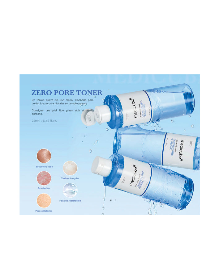 Medicube Zero Pore Toner Korean Skincare 250ml / 8.54 fl. oz.