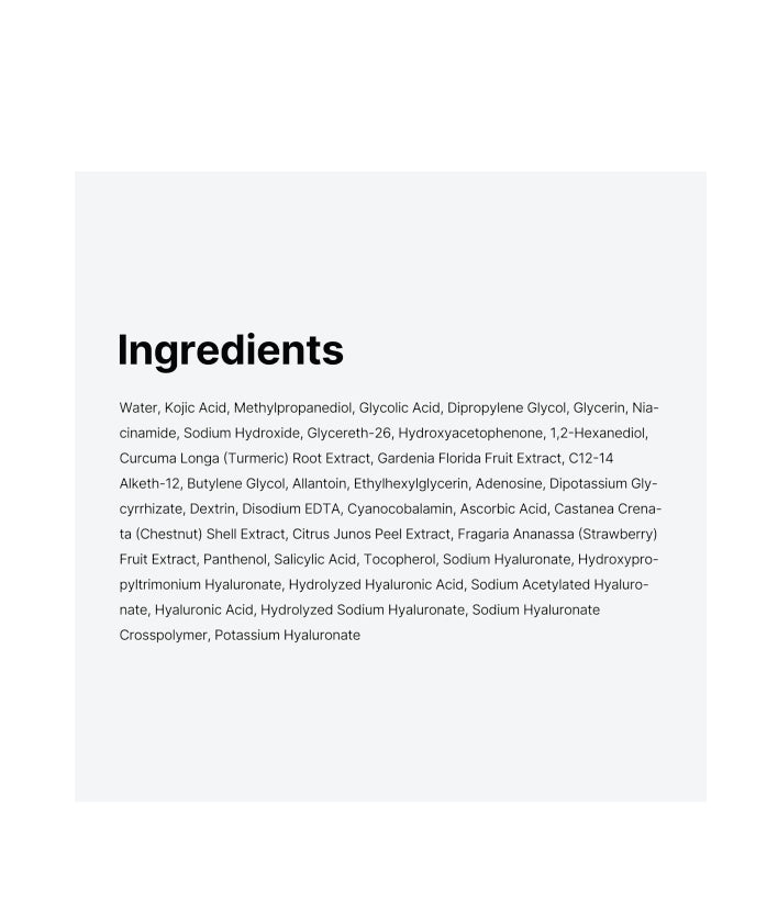 Medicube Kojic Acid Turmeric Toner Pad Korean skincare  160ml / 5.41 fl.  oz. ( 70Pads )