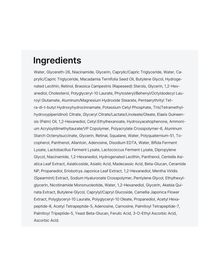 Medicube Retinol NMN Boosting Serum 1.9% Retinol-Some Korean skincare 30ml / 1.01 fl. oz.