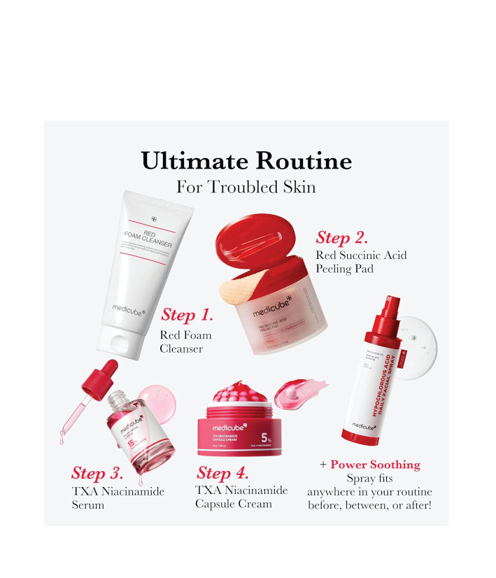 Medicube Red Foam Cleanser Korean skincare 120ml oz.