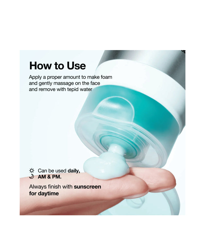 Anua PDRN Hyaluronic Acid Moisturizing Cleansing Foam Korean Skin Care 150ml / 5.07 fl. oz.