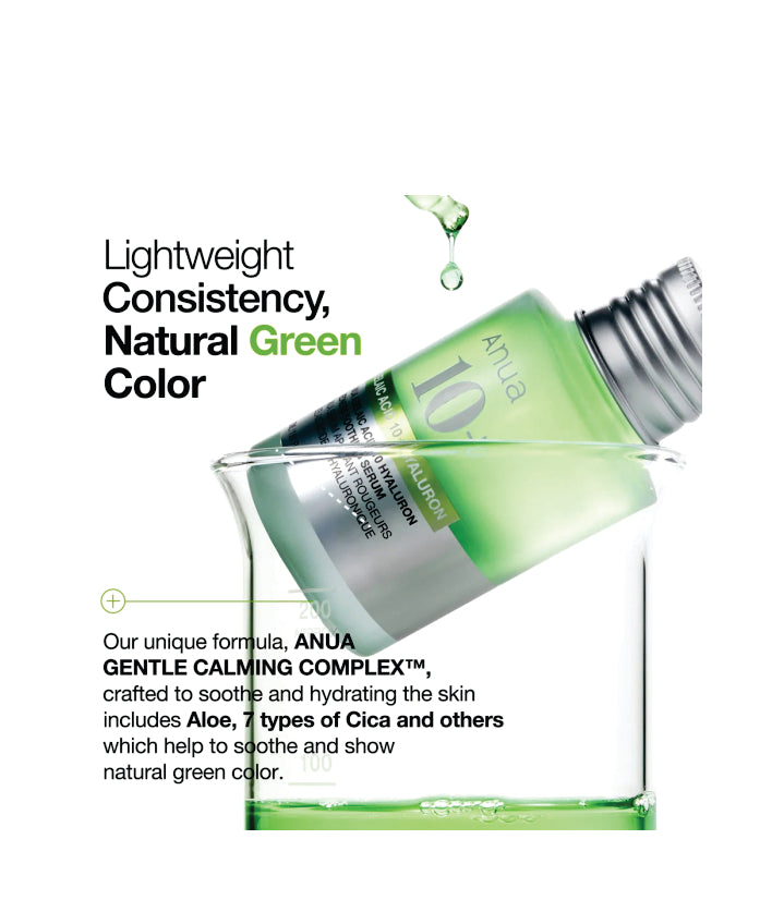 Anua Azelaic Acid 10 Hyaluron Redness Soothing Serum Korean Skincare 30ml / 1.01 fl. oz.