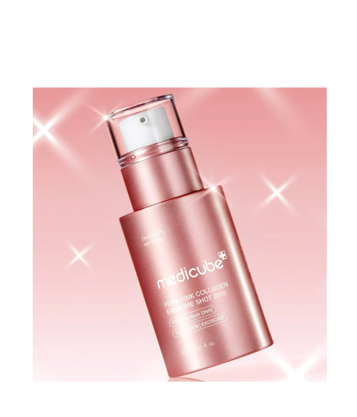 Medicube PDRN Pink Collagen Exosome Shot 2000 Korean Skincare 30ml / 1.01 fl. oz.