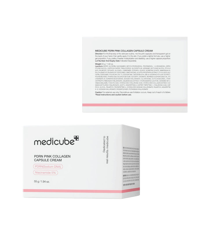 Medicube PDRN Pink Collagen Capsule Cream Korean skinCare 1.94 oz (55 g)