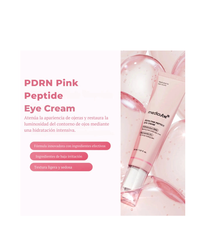 Medicube PDRN Pink Peptide Eye Cream Korean Skincare 30ml / 1.01 fl. oz.